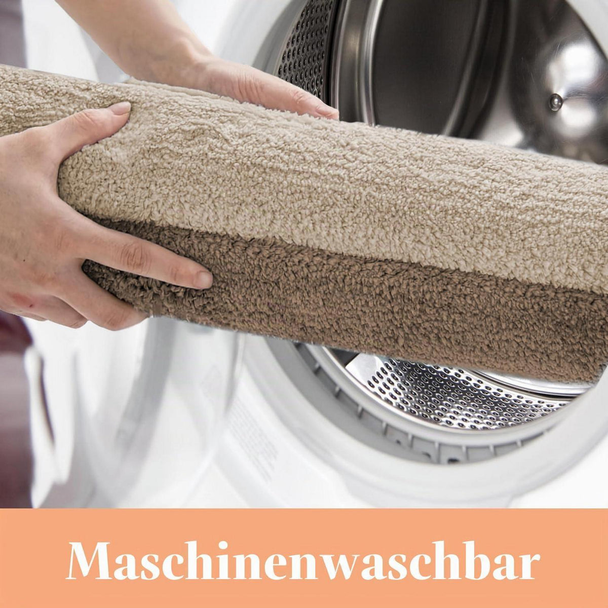 Mikrofaser Badematte super saugfähig 60x120 cm Champagner