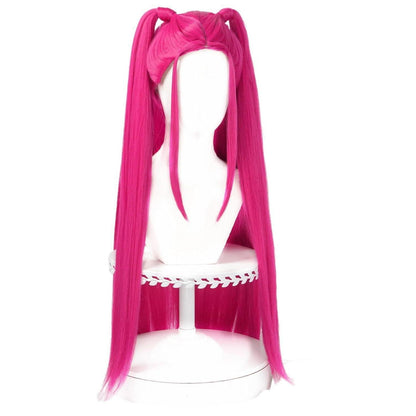 Rose Rote Lange Gerade Anime Cosplay Perücke