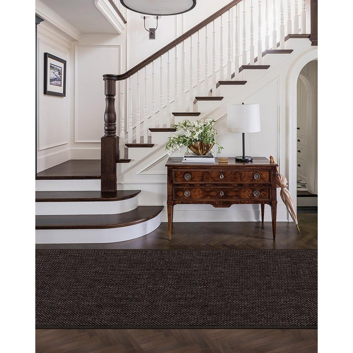 Schmutzfangmatte Braun 91x305cm - Fußmatte Innen für Küche & Flur