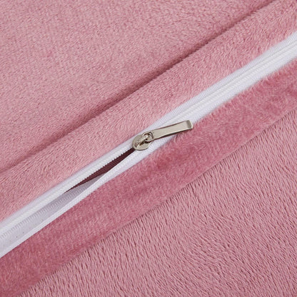 Flauschige Winterbettwäsche 220x240 Rosa – Warm & Kuschelig