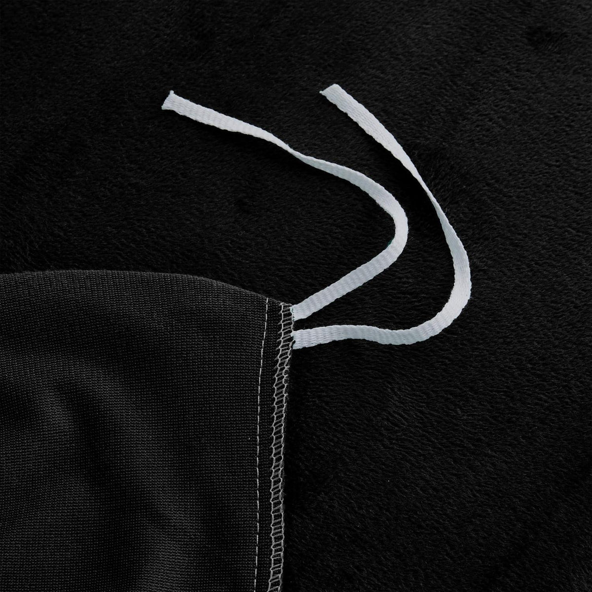 Flauschige Winterbettwäsche 220x240 Schwarz - Warm & Kuschelig