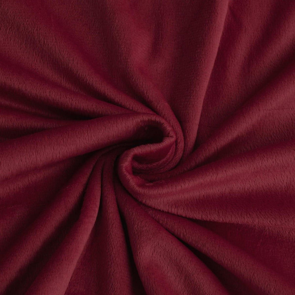 Flauschige Winterbettwäsche 220x240 cm - Weinrot, 3-teilig