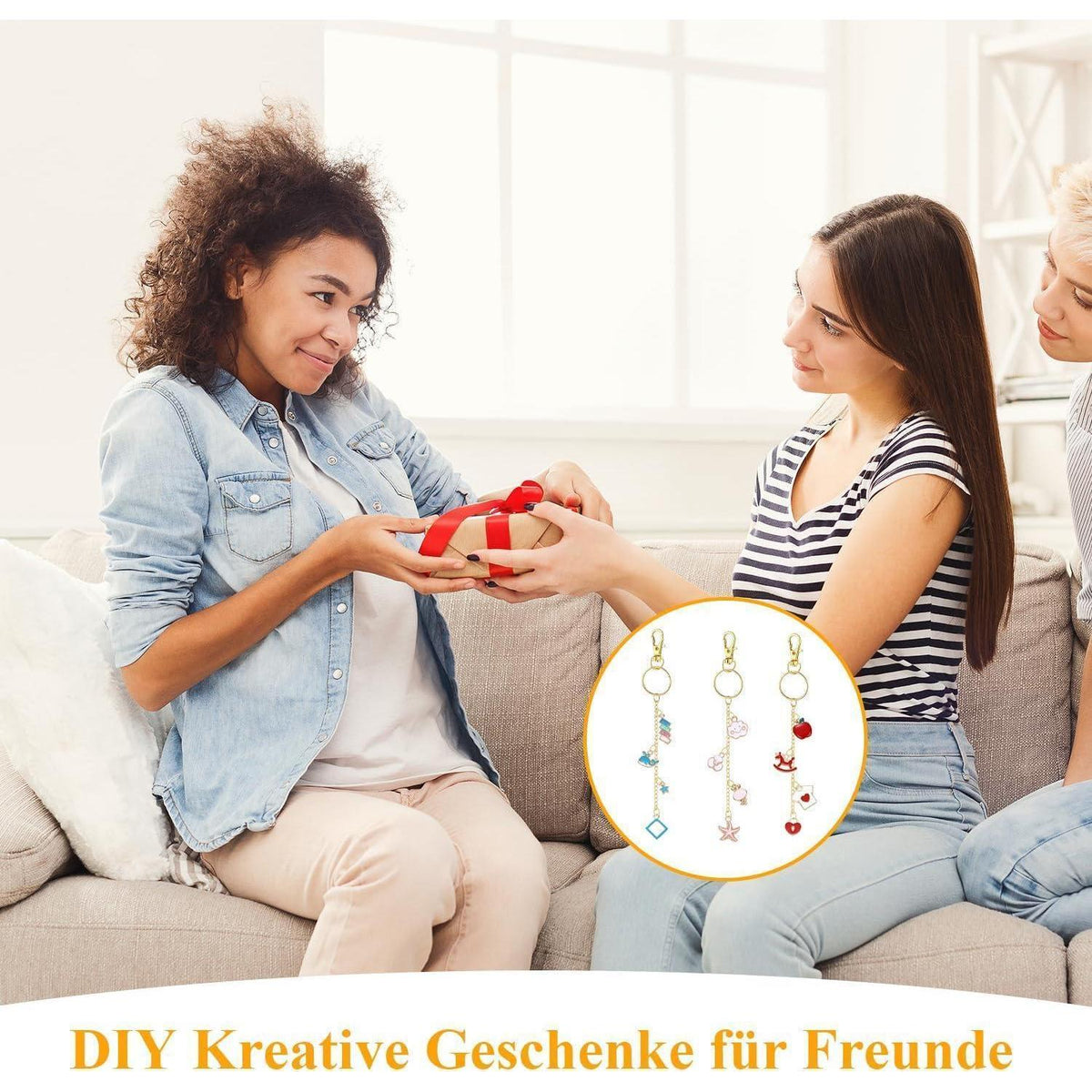 Schlüsselanhänger Set 173 Teile zum Selber Machen