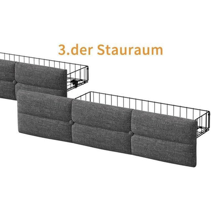Schlafsofa 90x200/180x200 cm mit Lattenrost & Auszug