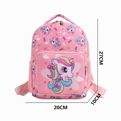 Einhorn Kinderrucksack personalisierbar – Kawaii Schulrucksack Mädchen