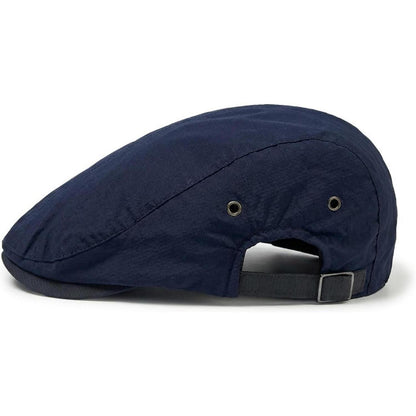 Herren Schiebermütze Sommer – Vintage Flatcap Marineblau M-L