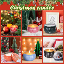 Weihnachtsduftkerzen-Set 6er Pack - Sojawachs Aromatherapie