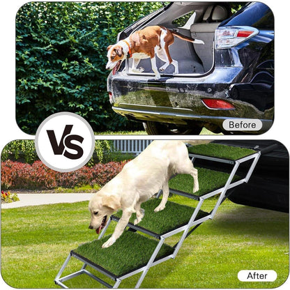 Hundetreppe Auto Klappbar – Einstiegshilfe für Hunde (70-90cm)