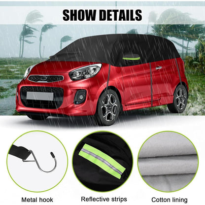 Halbe Autoabdeckung Kia Picanto 2003-2025, Wasserdicht & Winddicht