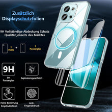 Hülle für Xiaomi Redmi 15C mit 9H Schutzfolie, magnetisch