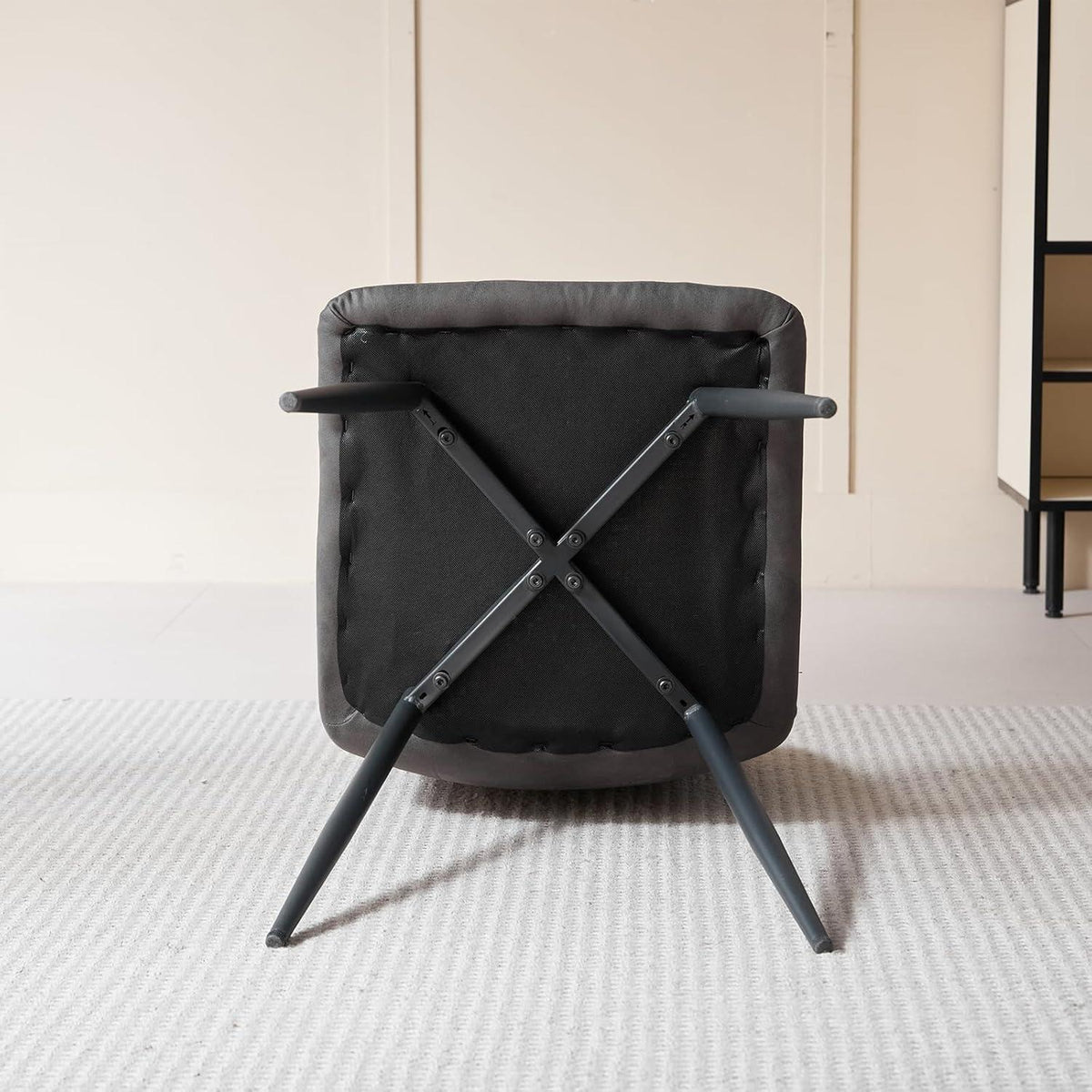 Modernes Esszimmerstuhl-Set 4er-Set Grau – Bequemer Küchenstuhl