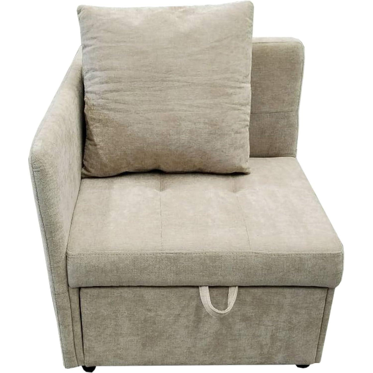 3-in-1 Schlafsofa mit verstellbarer Lehne – Beige