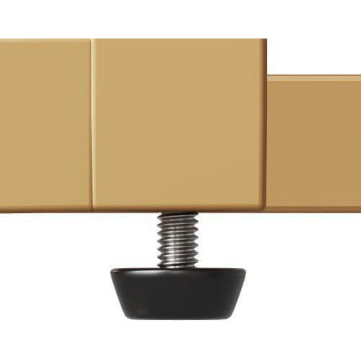 Geometrischer Schrank mit 2 Türen – Weiß, 152x40x75cm