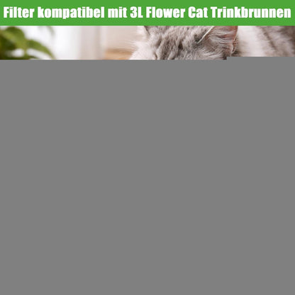 Katzenbrunnen Filter 3er-Pack | Ersatzfilter für Trinkbrunnen