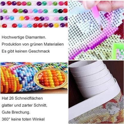 5D Diamant Painting Set für Erwachsene & Anfänger