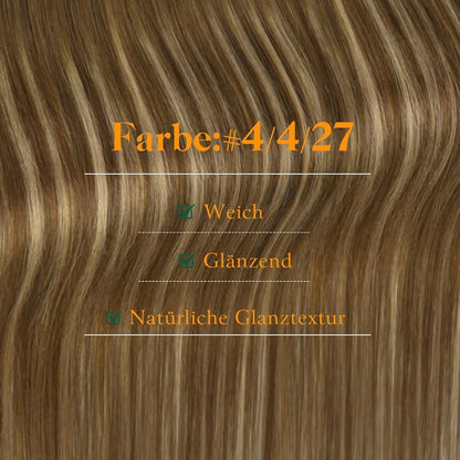 Echthaar Tape Extensions Ombre Blond 45cm
