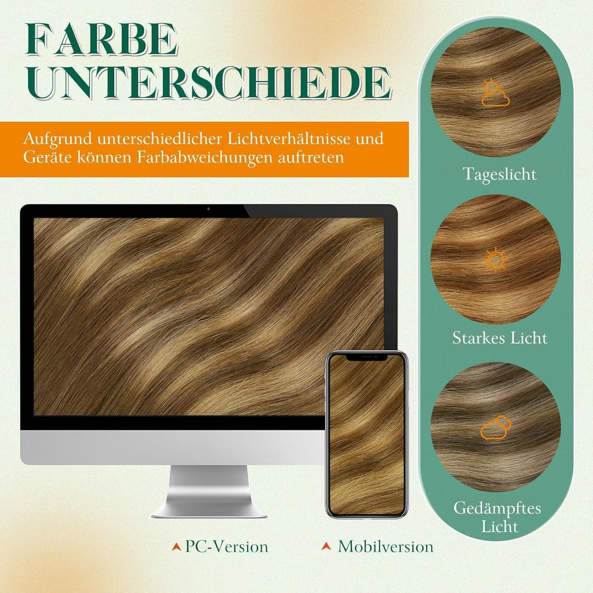 Echthaar Tape Extensions Ombre Blond 45cm