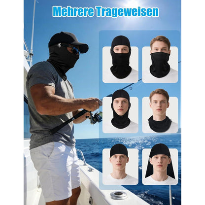 Sommer Sturmhaube UV-Schutz | Atmungsaktiv & Brillenfreundlich