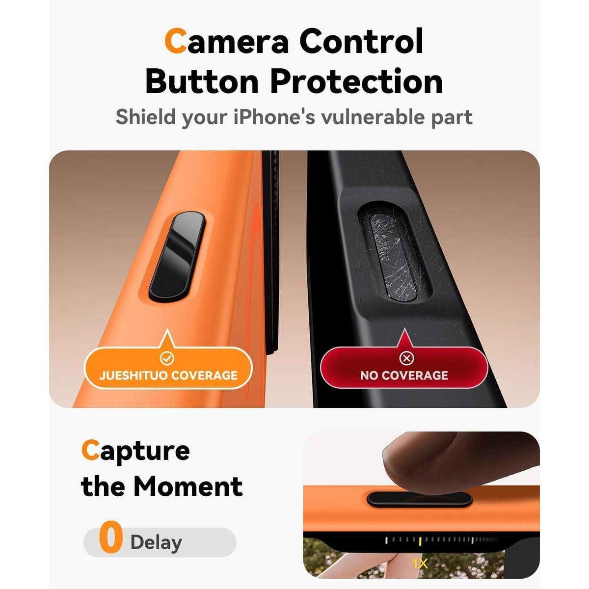 iPhone 17 Pro Hülle: Stoßfest, Magsafe & Kameraschutz Orange
