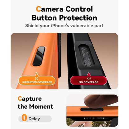 iPhone 17 Pro Hülle: Stoßfest, Magsafe & Kameraschutz Orange