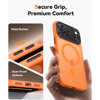 iPhone 17 Pro Hülle: Stoßfest, Magsafe & Kameraschutz Orange