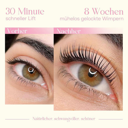 Wimpernlifting & Augenbrauenfarbe Set – Braun für natürlichen Look