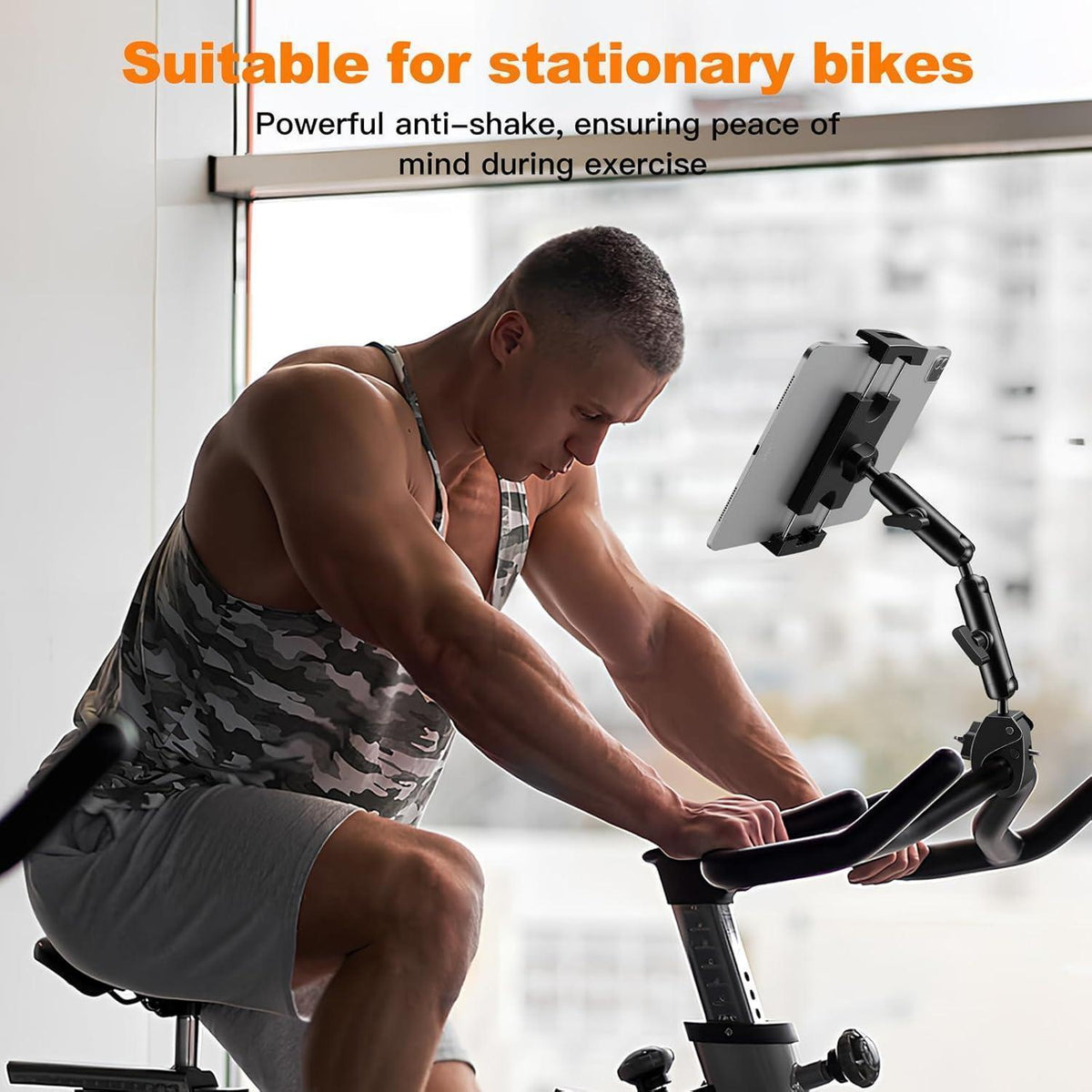 Verstellbarer Tablet-Halter für Laufband & Fitnessgeräte
