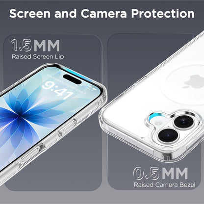 iPhone 17 Hülle mit MagSafe, Kameraschutz, matt transluzent