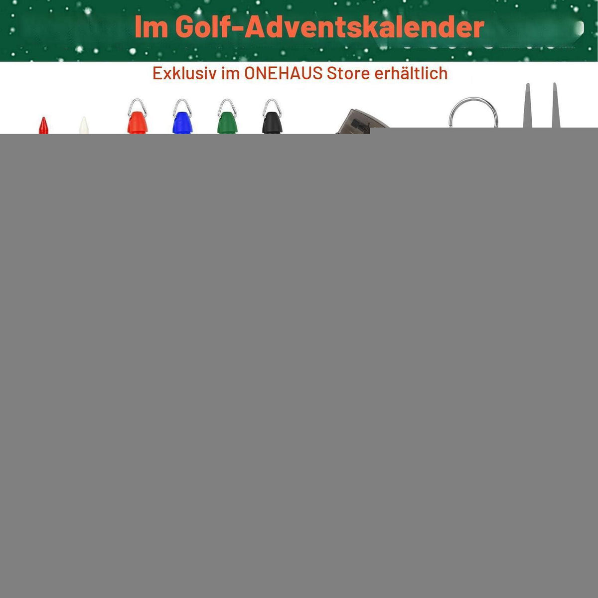Golf Adventskalender 2026 für Herren – 24 Überraschungen