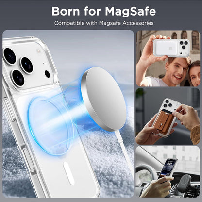iPhone 17 Pro Hülle mit MagSafe, Kameraschutz, matt transluzent