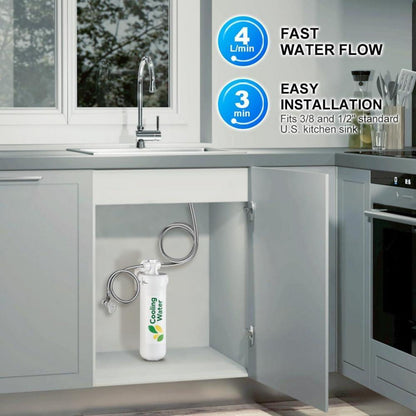 Untertisch Wasserfilter ohne Bohren – Frisches Trinkwasser