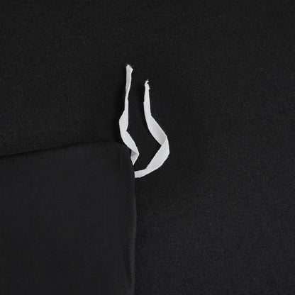 Mako Satin Bettwäsche Set 135x200 cm – Schwarz 4tlg.