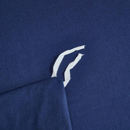 Mako Satin Bettwäsche Set 220x240cm Petrol Blau 3tlg.