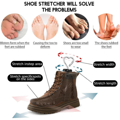Schuhspanner verstellbar für Damen & Herren, breite Füße