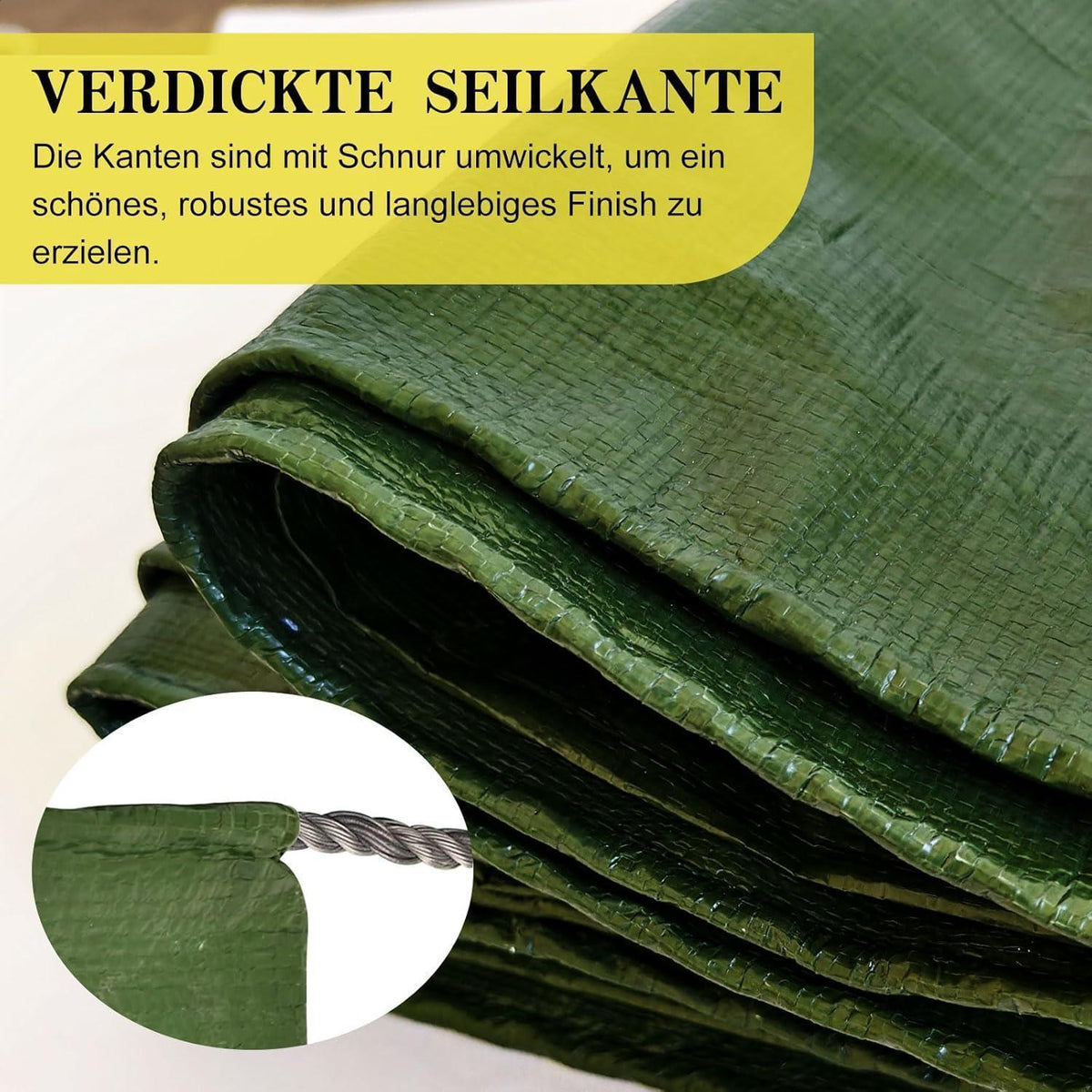Wasserdichte Abdeckplane 3x10m – Robust & Vielseitig für Garten & Auto
