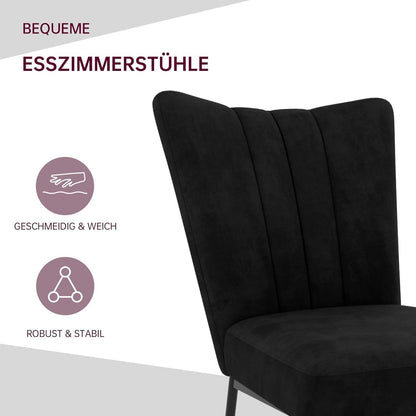 Ausziehbarer Esstisch mit 4 Stühlen – Modernes Esszimmer Set