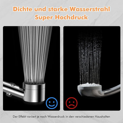 Filter Duschkopf Handbrause mit Schlauch & 15 Schichten