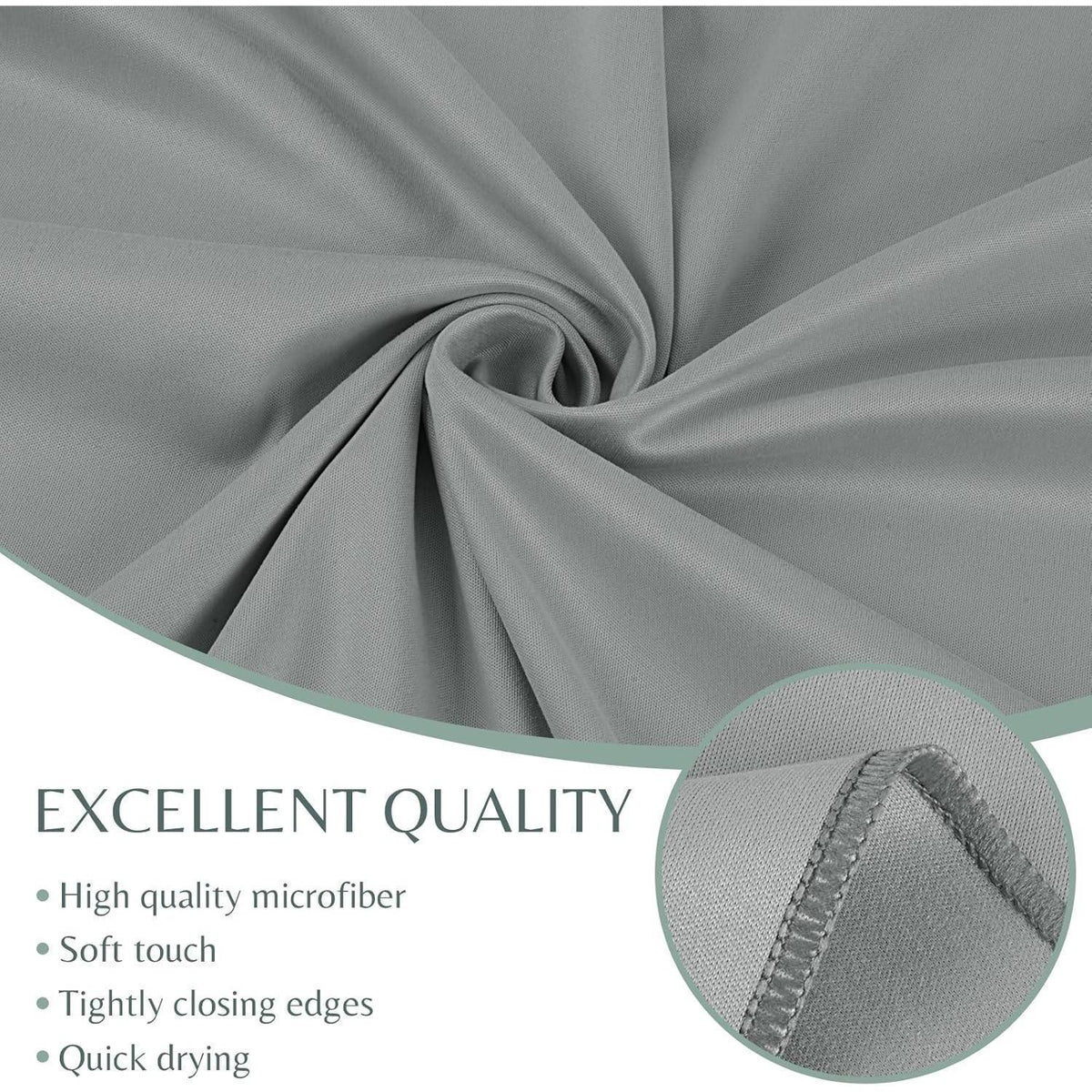 Mikrofaser Glastuch 51x70cm - 2er Set für streifenfreien Glanz