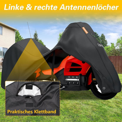 Motorradabdeckung Trike, windfest & UV-Schutz, 274x149x149cm