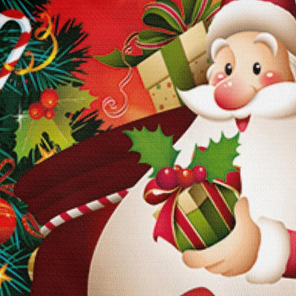 Weihnachts Bettwäsche Set 135x200 Rot Grün 3D 4-teilig