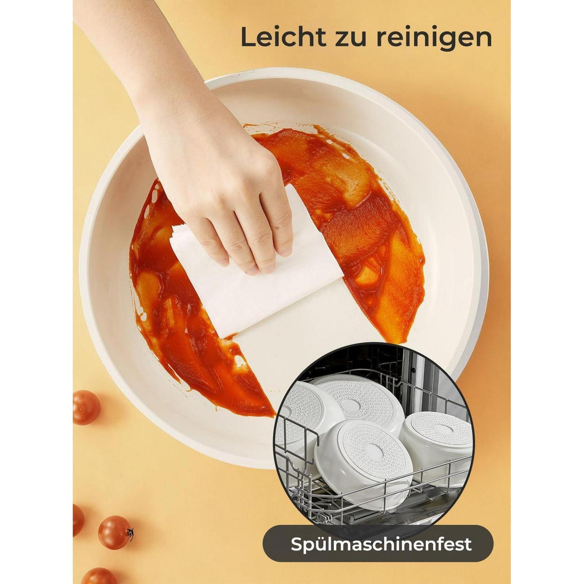 17-teiliges Topfset Induktion mit Keramik-Antihaftbeschichtung