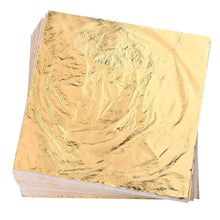 100 Blatt Imitations Blattgold – 16x16cm zum Basteln & Dekorieren