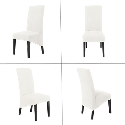 Stuhlbezug Stretch XL, Milchweiß, 4er-Set