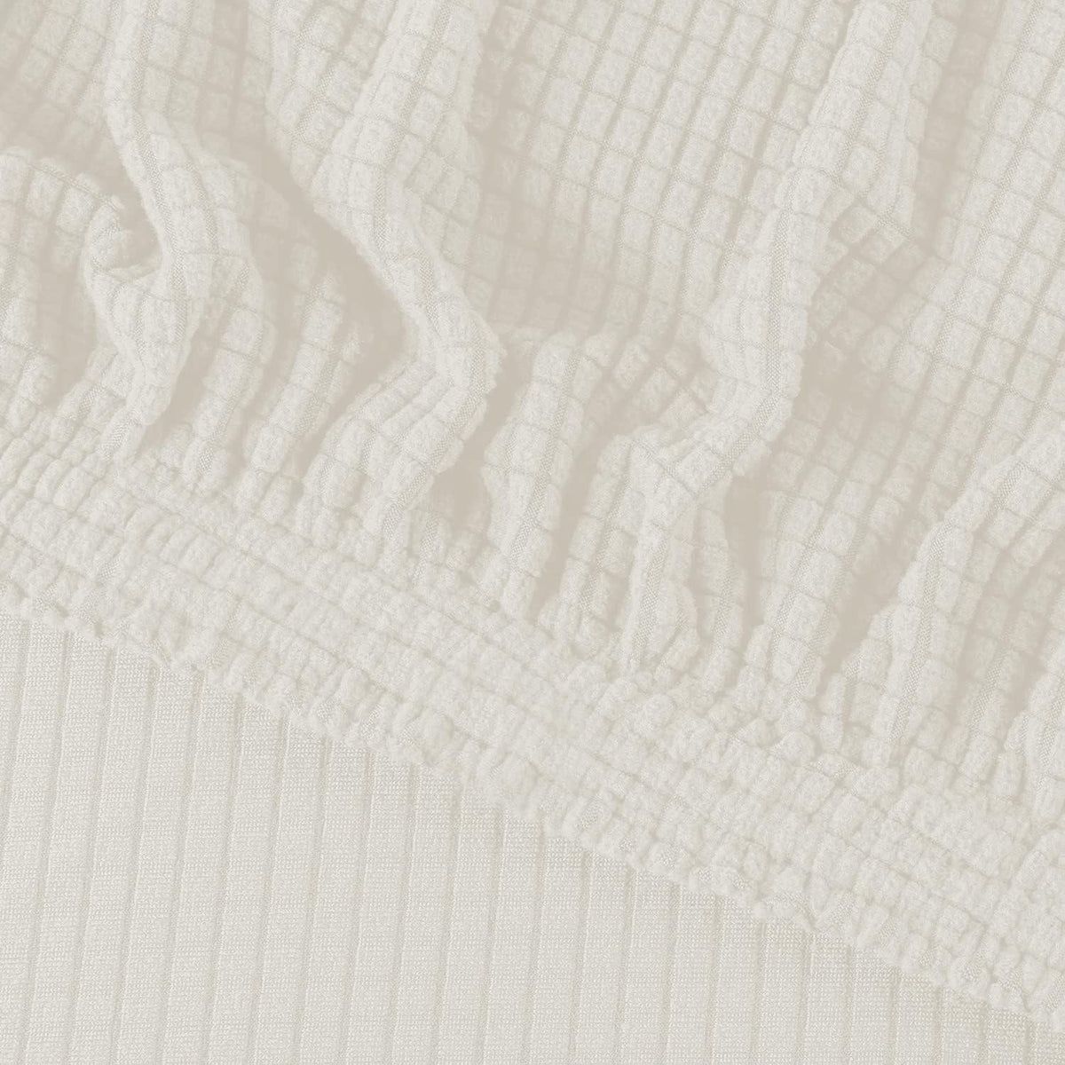 Stuhlbezug Stretch XL, Milchweiß, 4er-Set