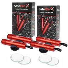 Notfallhammer Auto mit Gurtschneider (4er-Pack)