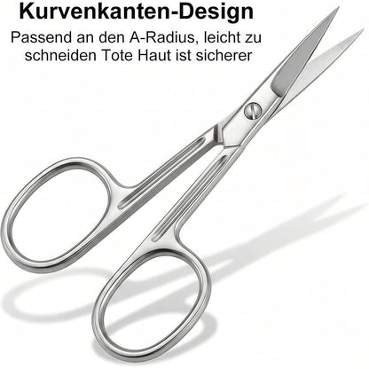 Gebogene Nagelhautschere – Präzisionsspitze für Maniküre & Augenbrauen