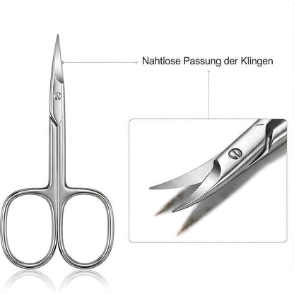 Gebogene Nagelhautschere – Präzisionsspitze für Maniküre & Augenbrauen