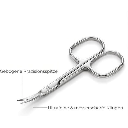 Gebogene Nagelhautschere – Präzisionsspitze für Maniküre & Augenbrauen