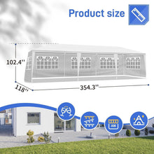 Faltpavillon 3x9m mit 8 Wänden – Wasserdicht & Robust