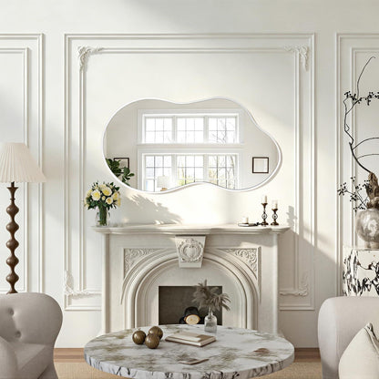 Großer Wandspiegel asymmetrisch 50x90cm – Deko für Schlafzimmer & Co.